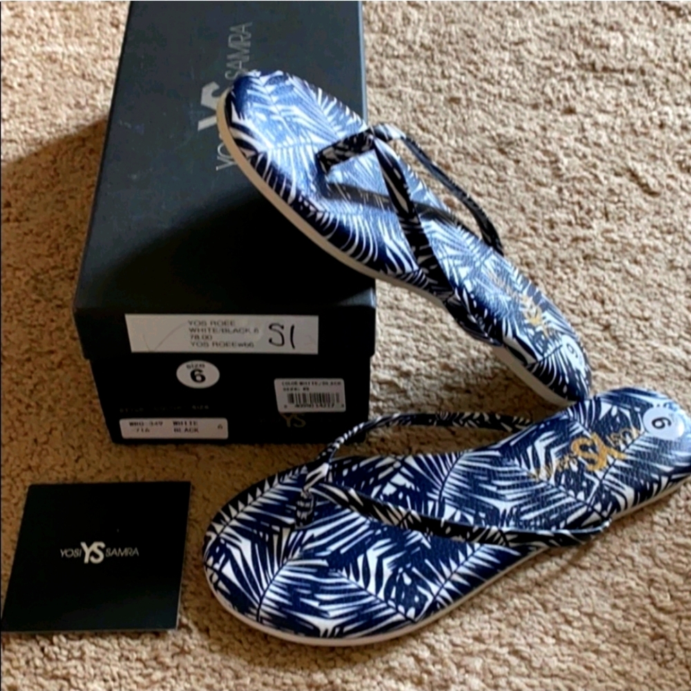 Sale! NWT YOSI SAMRA sandals womens flip flops